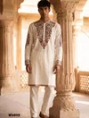 Outluk Wedding Vol 46 Silk Embroidered Pintex Work Kurta With Pajama Manufacturers
